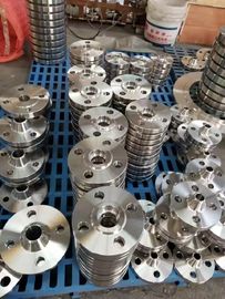 Round Plate Forged Steel Flanges 300LBS Pressure 304L Material Attached To Valve