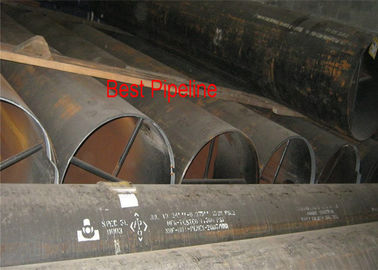 ASTM A252 Gr1 Gr2 LSAW Steel Tube Wear Resistance Cold Forming Black Steel Pipe 