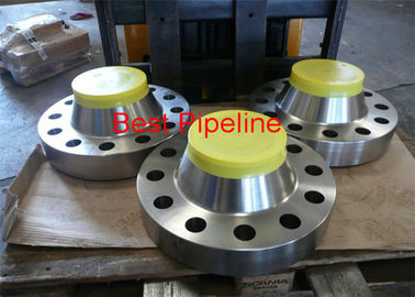 ASA /ANSI /ASME Lap Joint Flange , Flat Face Weld Neck Flange Round Plate Device