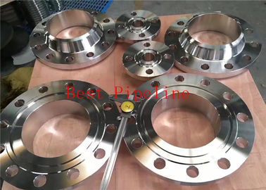 300LBS Pressure Forged Steel Tank Flanges , Flat Face Weld Neck Flange DIN 2642 TS 814/2