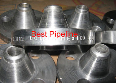 Metal Weld Neck Pipe Flanges , Raised Face Flange EN 1092-1 PN 10 DIN 2566