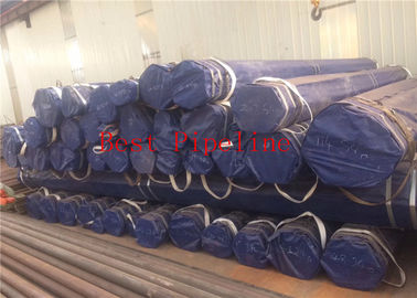 SAWH Finish Erw Steel Line Pipe , Erw Mild Steel Tubes ASME A516-60N WEL - TEN 780E 80KSI