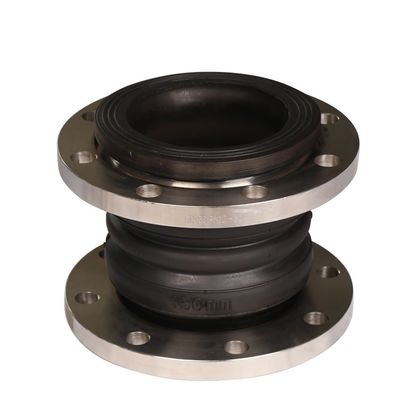 double sphere flexible joint   SS304 flange rubber expansion joint