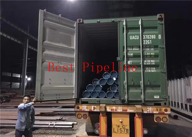 Spiral weld pipes of diameters from 323.9 mm to 820 mm are manufactured on automatic welding machines.