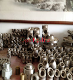 Titanium Metal Alloy Steel Pipe Fittings , High Pressure Threaded Pipe Fittings 