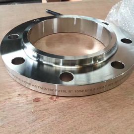 Durable Large Diameter Forged Weld Neck Flange PN16 Size DN32/42,4 Material