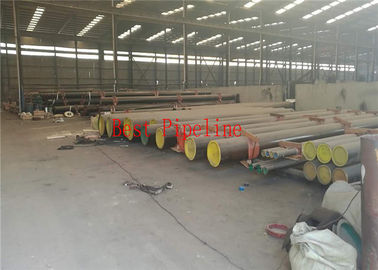 Longitudinal SAW Heavy Wall Steel Pipe Bared Finish By Press Bending Machine