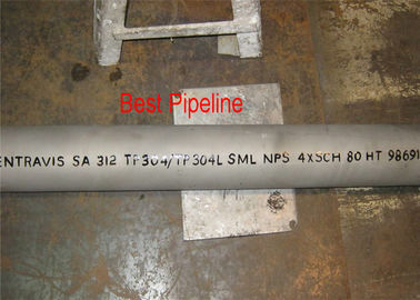 Satin / Bright Polish Stainless Steel Pipe 1.4404 /316/316L Material For Construction