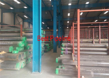 Gewinderohre Seamless Steel Pipe Round Section For Welding / Threading 10255
