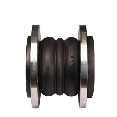 double sphere flexible joint   SS304 flange rubber expansion joint